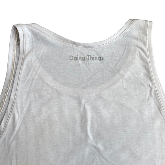Outdoor Voices doing things basic white athletic tank size XL - Picture 7 of 8